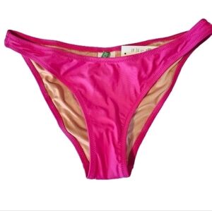 J. Crew Women's Hot Pink Fushia Bikini Bottom Size Small New with tags